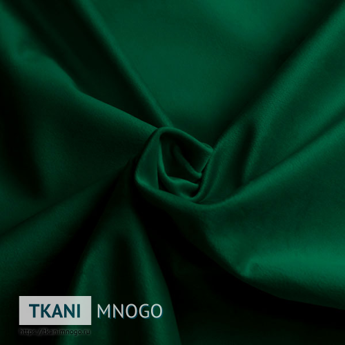 Фото внешнего вида велюра “089” (однотонный зеленый)