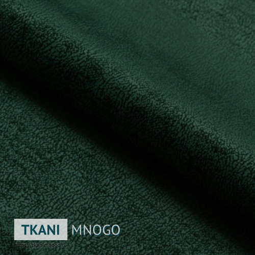 Фото материала велюра “77” (однотонный, узор зеленый)