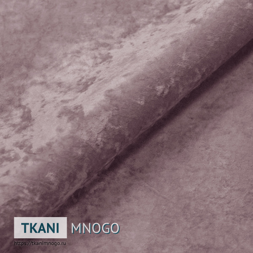 Фото ткани велюра “7” (однотонный розовый)