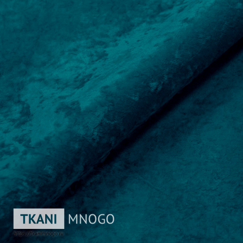 Фото материала велюра “14” (однотонный зеленый, синий)