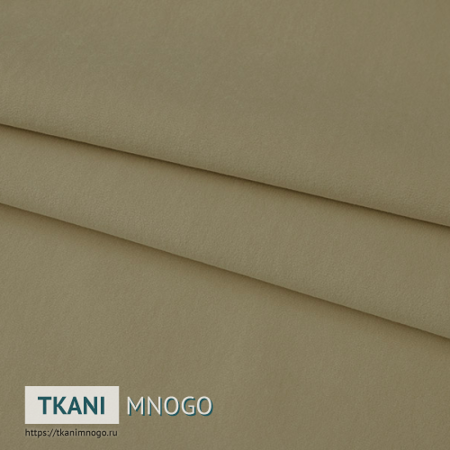 Фото ткани велюра “37” (однотонный бежевый)